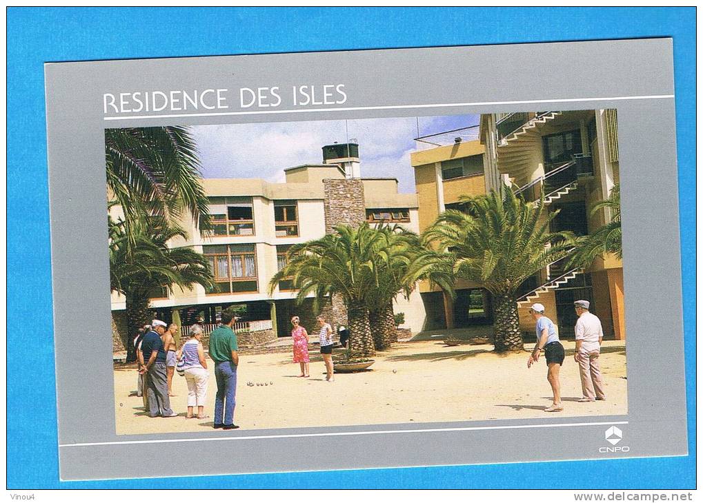 CP- Pétanque- Jeu De Boules -résidence Des Isles- Taglio- Isolaccio- Corse - Boule/Pétanque