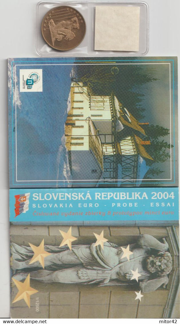 Repubblica Slovacca-2004-Prova Euro-9 Valori-Try Euro-Test Euro - Prove Private