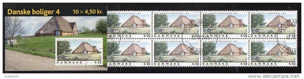 DENMARK 2005  Domestic Architecture Booklet S142 With Cancelled Stamps. Michel 1391MH, SG SB242 - Postzegelboekjes