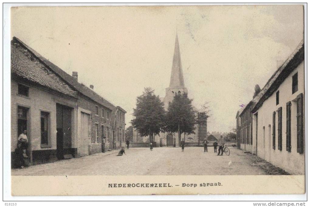 Nederokkerzeel - Dorp Straat (1908) - Kampenhout