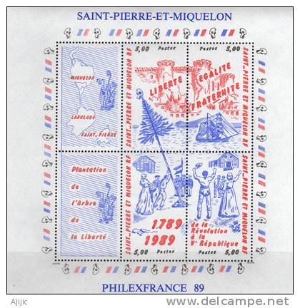 SAINT PIERRE & MIQUELON. Philexfrance 1989.  B-F Neuf ** Yv.# 3.  Cote  11.50 € - Nuevos