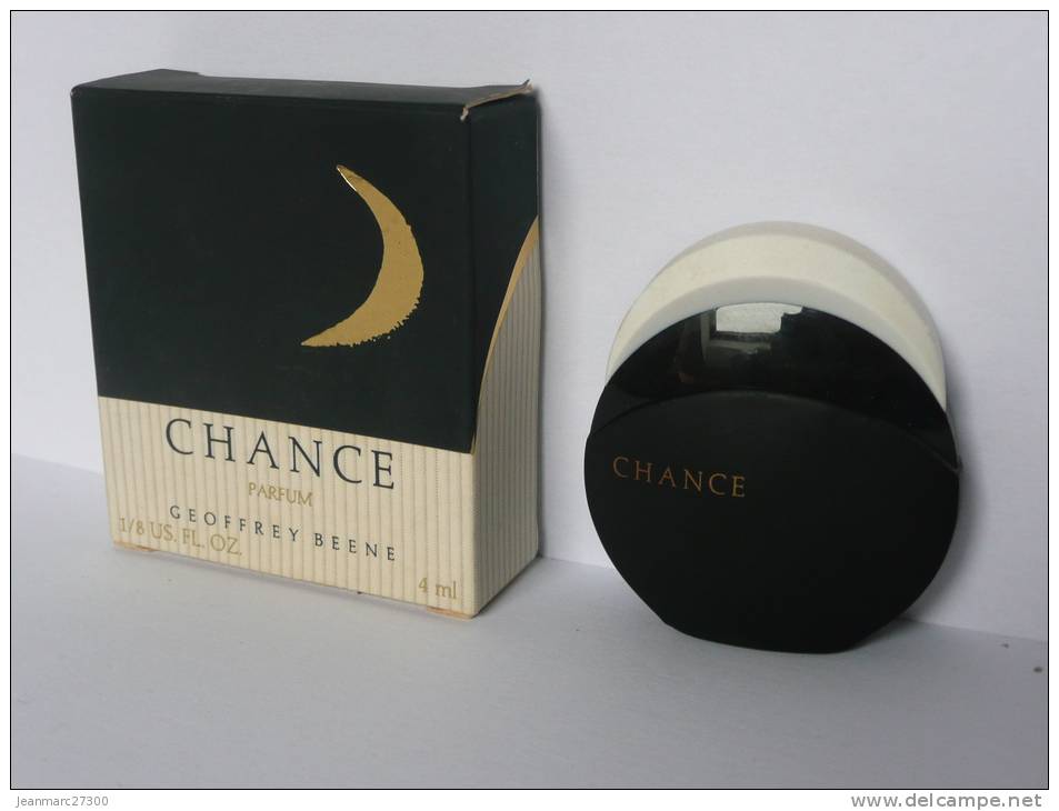 Geoffrey Beene Chance Parfum 4ml Rare - Miniaturen Damendüfte (mit Verpackung)