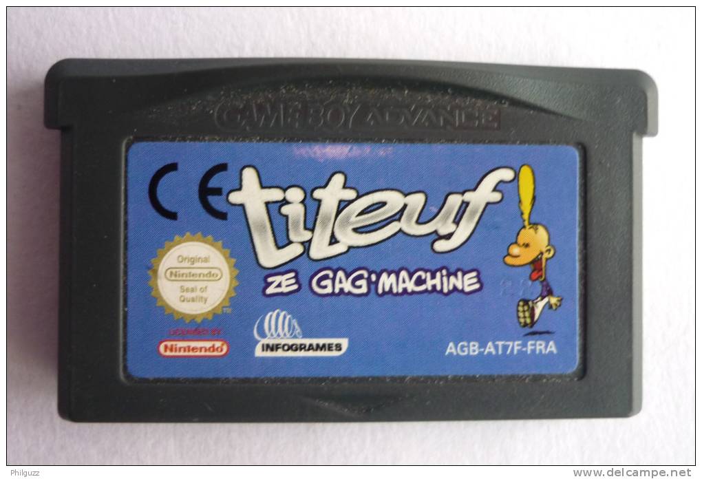 JEU NINTENDO GAME BOY ADVANCE - TITEUF ZE GAG MACHINE - Game Boy Advance
