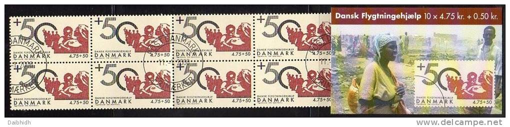 DENMARK 2006  Refugee Aid Booklet S151 With Cancelled Stamps. Michel 1427MH, SG SB253 - Carnets