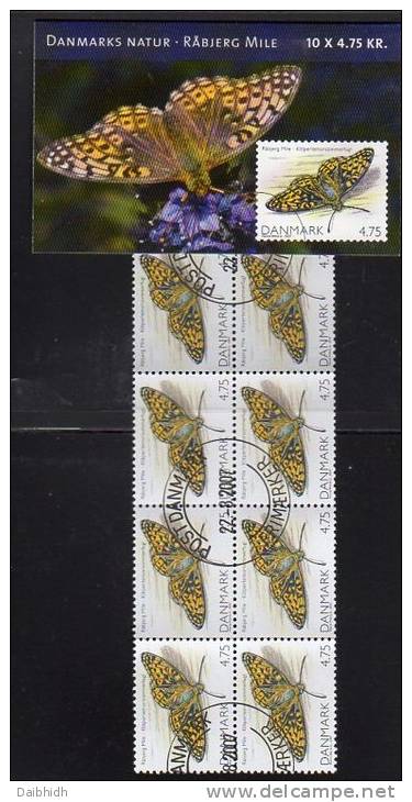 DENMARK 2007 Rabjerg Dunes Nature Booklets S163-64 With Cancelled Stamps. Michel 1472-73MH, SG SB264-5 - Carnets