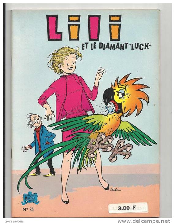 &#8206;&#8206;Lili Et Le Diamant "LUCK" N°35 Edition De 1970 Collection Jeunesse Joyeuse - Lili L'Espiègle