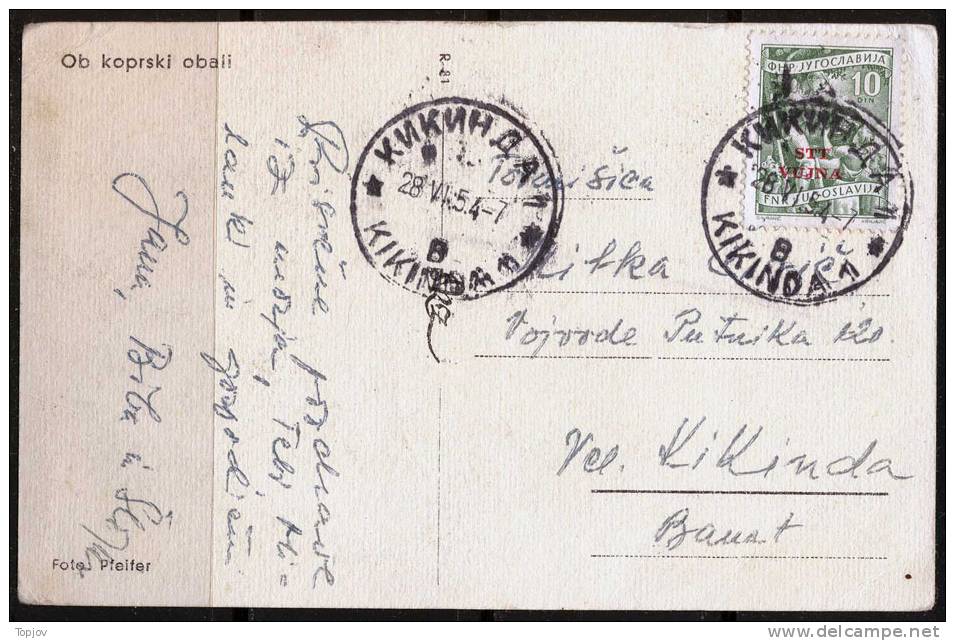 YUGOSLAVIA - JUGOSLAVIA  - SLOVENIJA - VUJA / VUJNA - Cancel  KIKINDA - 28.VI.1954. - EXELENT - RARE - Sonstige & Ohne Zuordnung