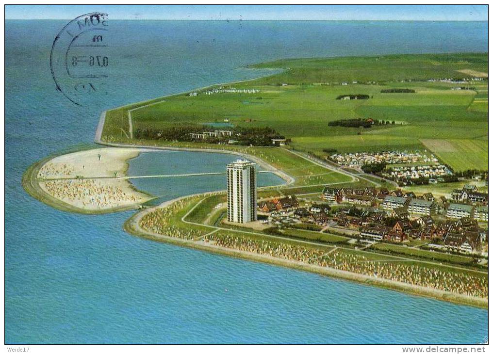 01180 BÜSUM - Blick Auf Die Perlebucht Und Den Südstrand - Buesum