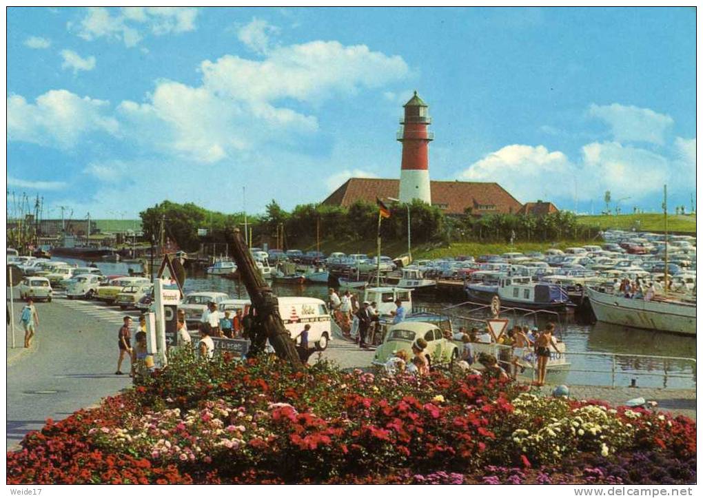 01196 BÜSUM - Blick Auf Den Alten Hafen Und Den Leuchtturm - Büsum