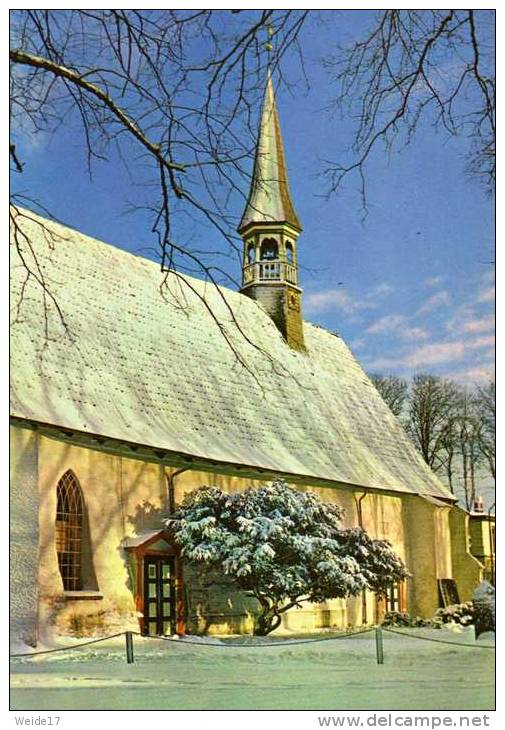 01203 BÜSUM - Blick Auf Die St. Clemens-Kirche Im Winter - Büsum