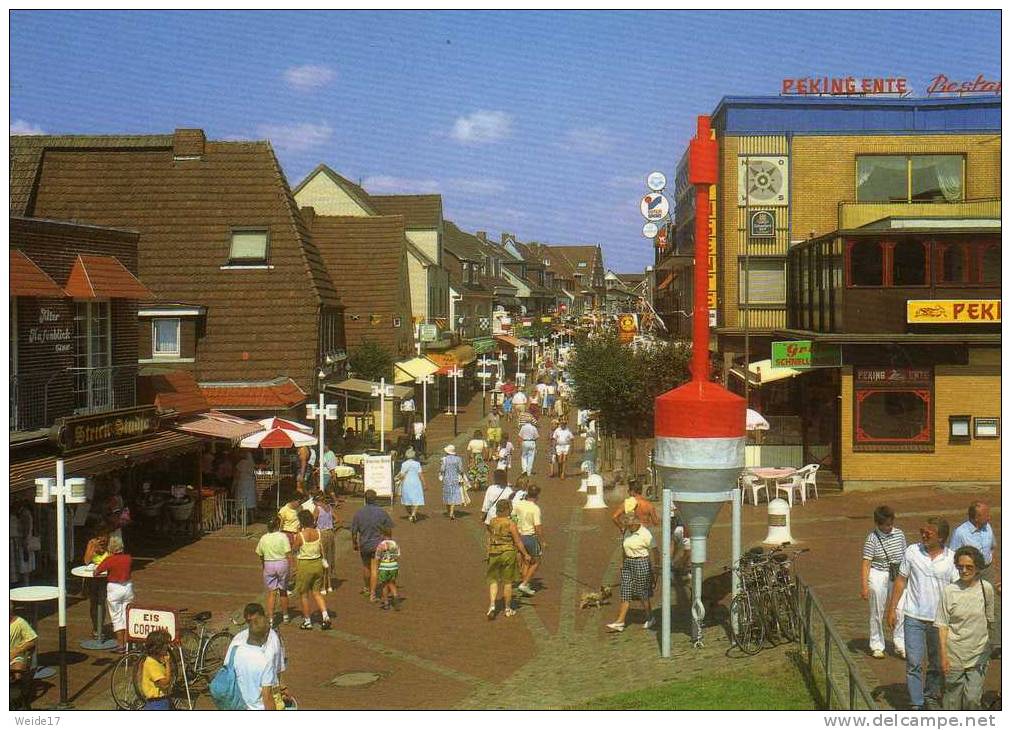 01208 BÜSUM - Blick In Die Alleestraße - Buesum