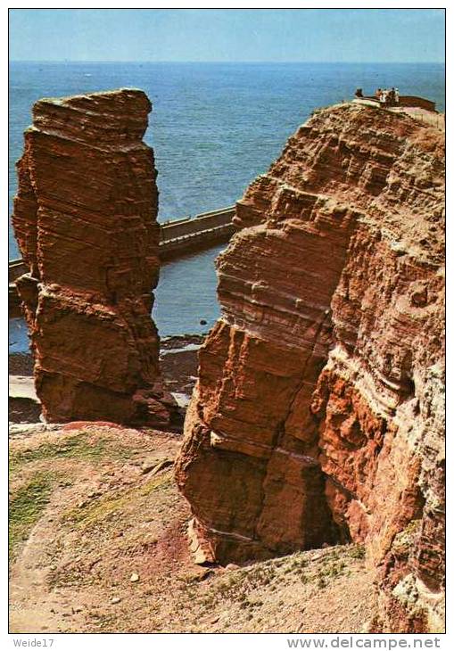 01218 HELGOLAND - Blick Auf Die Lange Anna - Helgoland