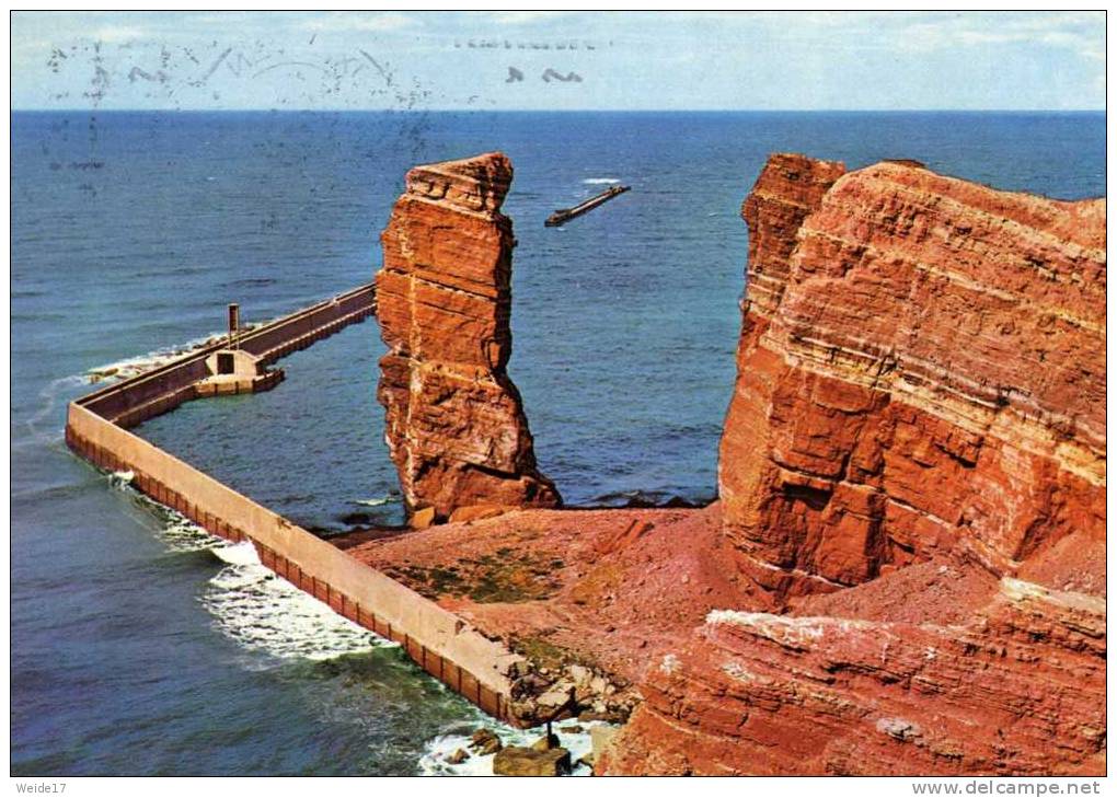 01233 HELGOLAND - Blick Auf Die Lange Anna - Helgoland