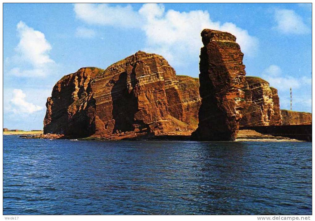 01247 HELGOLAND - Blick Auf Die Lange Anna - Helgoland