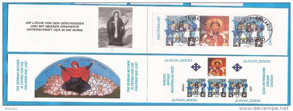 2000 X  RRR KOSOVO EUROPA CHILDREN KARNET USED RRR - 2000