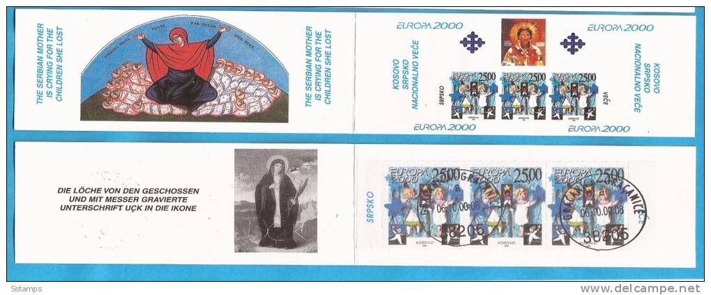 2000 X  RRR KOSOVO EUROPA CHILDREN KARNET USED RRR - 2000