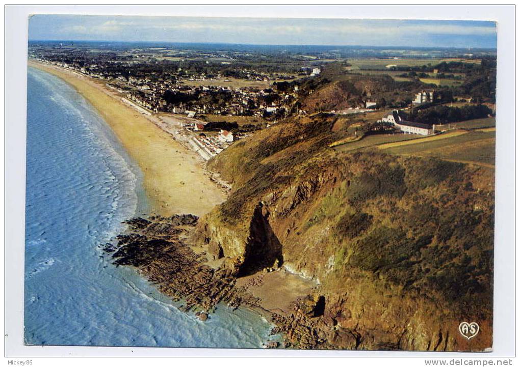 JULLOUVILLE-CAROLLES-EDENVILLE-- Pointe De Carolles Et Vue D'ensemble Des Plages,cpm N° 217 éd A - Autres & Non Classés