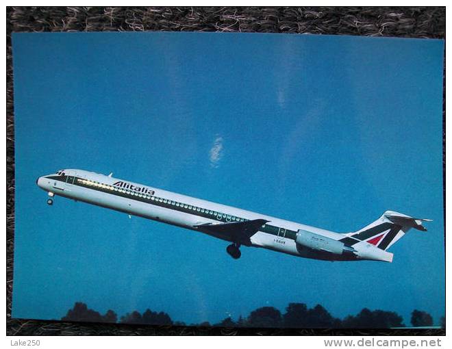 MD 82  ALITALIA   ITALIAN COMPANY ITALIA ITALIE - 1946-....: Era Moderna