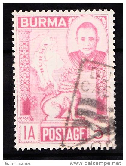 Burma, 1948, 1 Anna, Used - Myanmar (Burma 1948-...)