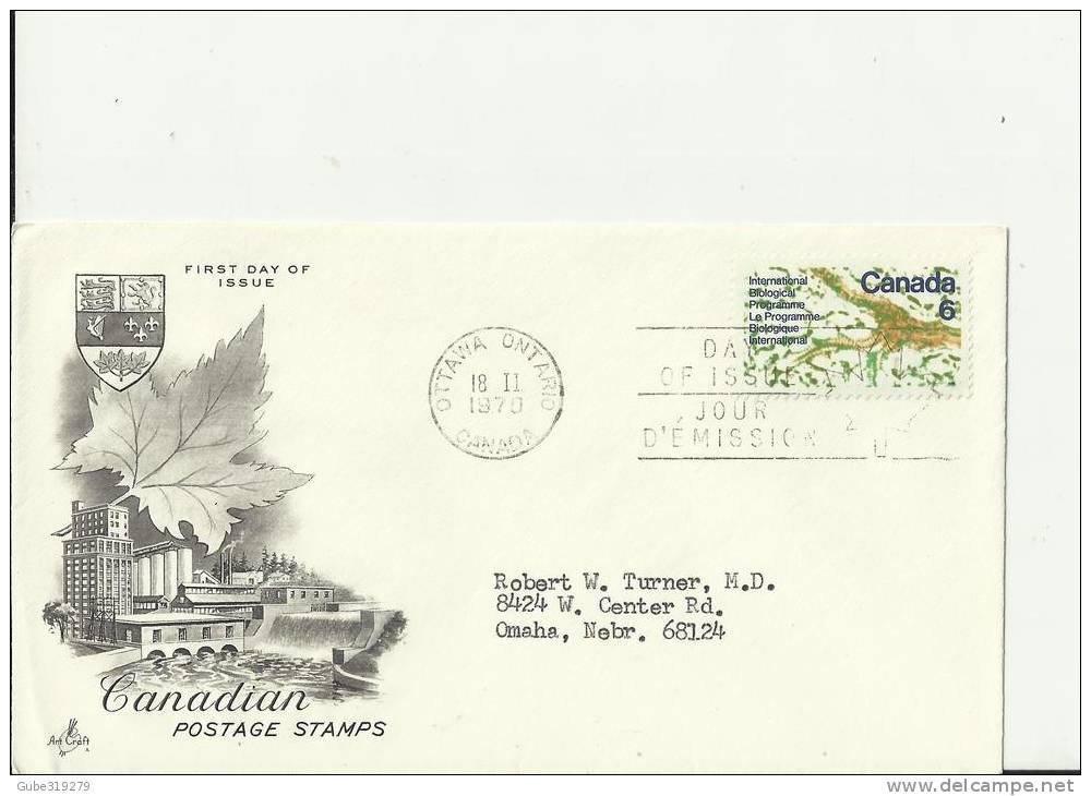 CANADA 1970 - 100 YEARS NORTHWEST TERRITORY ADMITTED TO DOMINION OF CANADA  W 1 ST OF 6 C POSTM OTTAWA ONT JAN 27 RE1983 - 1961-1970