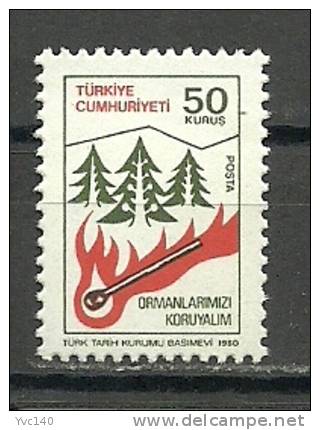Turkey; 1980 Regular Issue With The Subject Of Forest - Nuevos