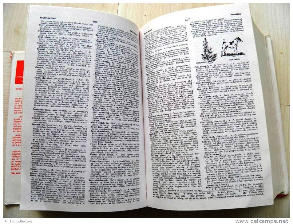 NEW WEBSTER's DICTIONARY Of The English Language, College Edition, 1856 Pages, 1,58,000 Entries, 800 Illustrat. 4 Scans - Andere & Zonder Classificatie