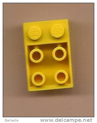 Lego 3747a Slope Brick 2x2 33 Degrees. Jaune.provient Du Lot 6697 Helicopter. - Lego System