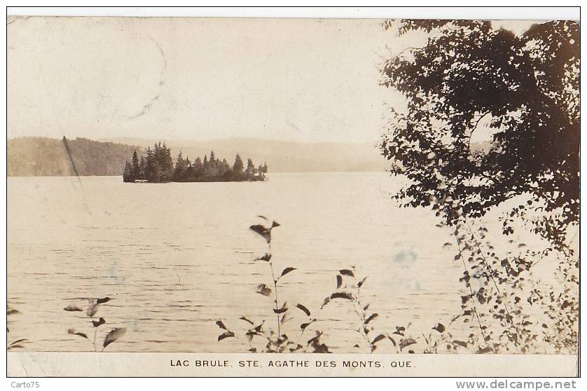 Canada - Québec - Carte-Photo - Sainte Agathe Des Monts - Lac Brulé - Autres & Non Classés