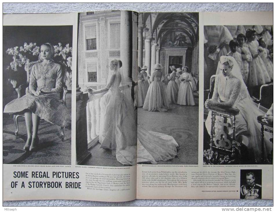 Magazine LIFE - MAY 28 , 1956 - INTER. ED. -  GRACE KELLY  - SABENA - Publicités   (3044) - Novità/ Affari In Corso