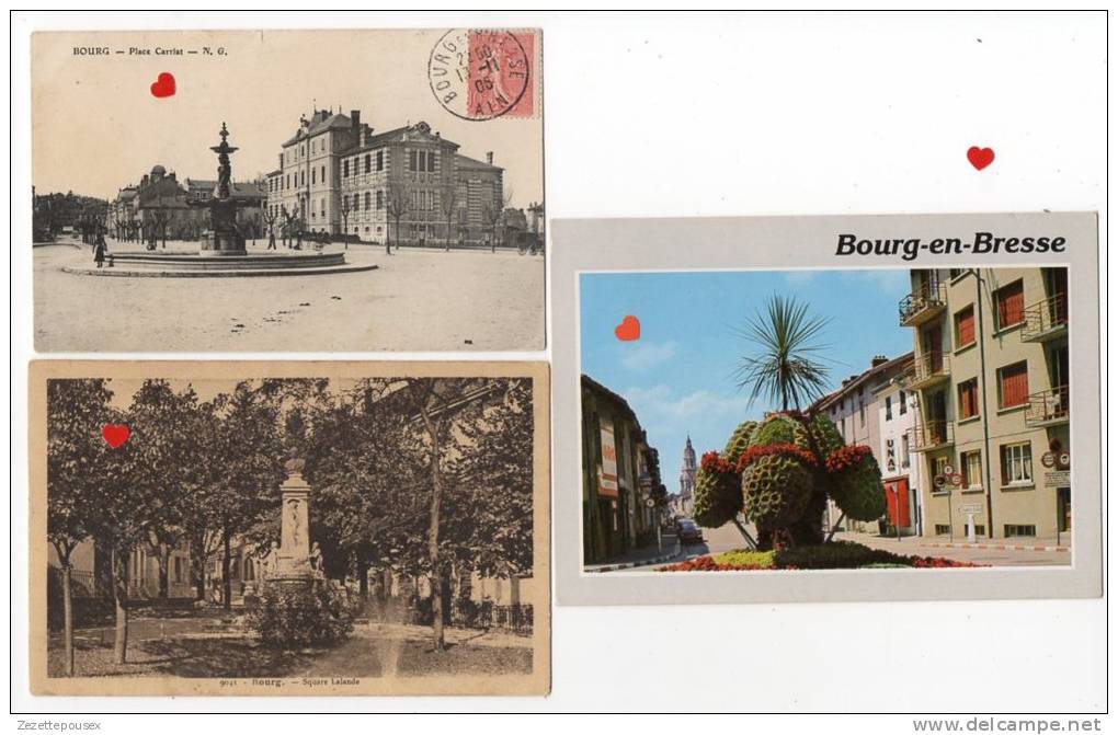 39627-ZE-01-BOURG-en-BRESSE- Lot De 15 CP -(13 CPM-2 CPA) - 5 - 99 Postcards