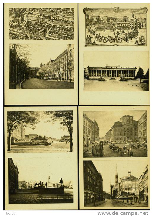 Berlin 1930: Ansichtskarten - Mappe Mit 6 Ansichtskarten Berlin Einst Und Jetzt! In Kupfertiefdruck Herausgegeben Von D - Schoeneberg