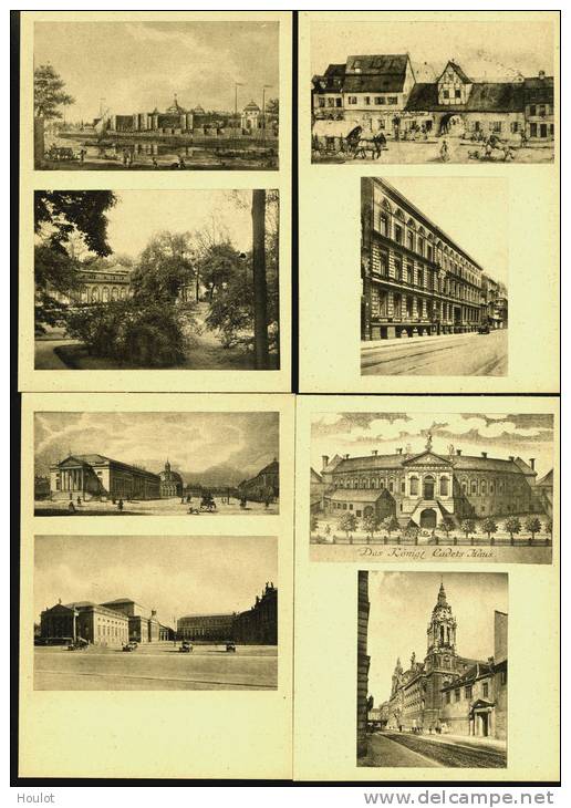 Berlin 1930: Ansichtskarten - Mappe Mit 6 Ansichtskarten Berlin Einst Und Jetzt! In Kupfertiefdruck Herausgegeben Von D - Prenzlauer Berg