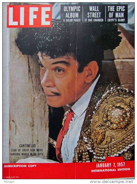 Magazine LIFE - JANUARY 7, 1957 - INTER. ED. - Publicité COCA-COLA - SUEZ - ÉGYPTE - WALL STREET   (3047) - Novedades/Actualidades