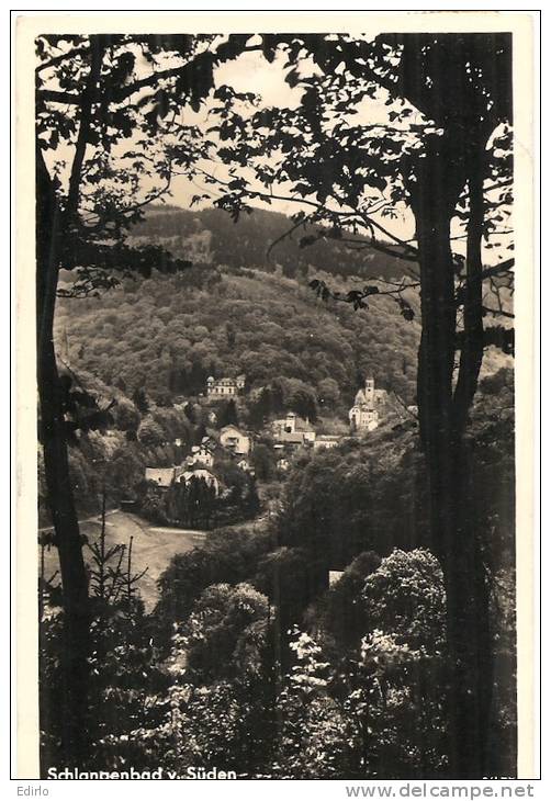 SCHLANGENBAD Y SUDEN STAMPED Ttb 1935 - Schlangenbad