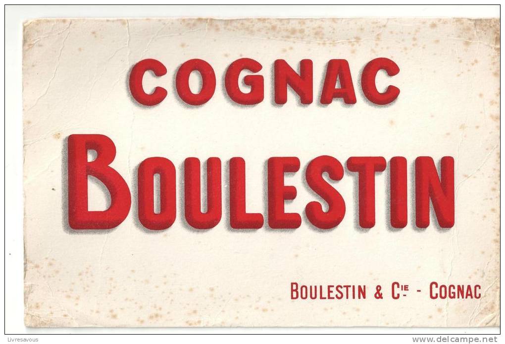 Buvard Liqueur Cognac Boulestin & Cie à Cognac - Drank & Bier