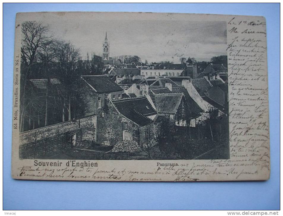 Ma Réf: 54-7.                    ENGHIEN                    Souvenir D'...........  . Panorama. - Edingen