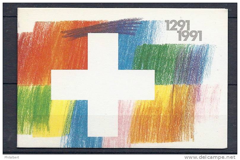 CH1991 - Carnet 700 Ans De La Suisse Obl. 1er Jour - Libretti