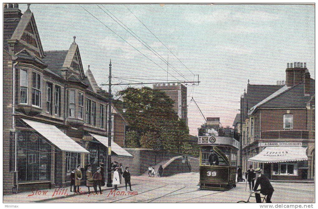 Stow Hill, Hewport Mon., Animé, Tram - Monmouthshire