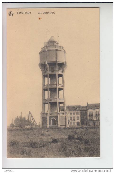 WASSERTURM - Water Tower - Watertoren - Chateau D'Eau - Zeebrugge - Invasi D'acqua & Impianti Eolici