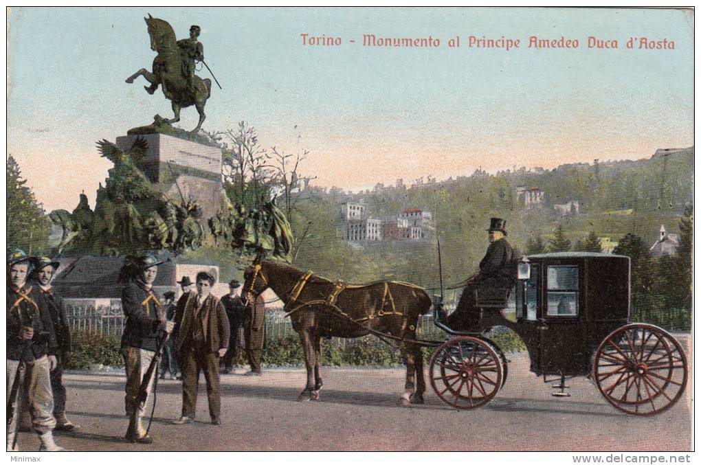 Genova - Monumento Al Principe Amedeo Duca D'Aosta, 1912, Animé - Other Monuments & Buildings