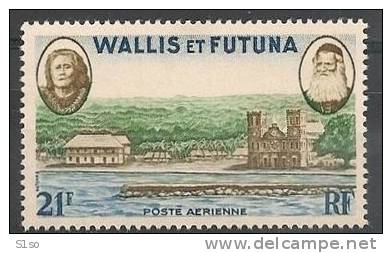 WALLIS Et FUTUNA 1955 /60 Poste Aerienne PA 16   Neufs Avec  Charnière Vue De MATA UTU - Ungebraucht