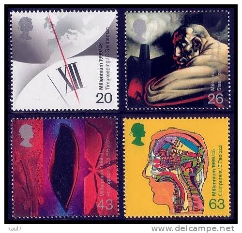 GRAND-BRETAGNE - 1999 Millénium 1 - Les Inventeurs - 4v Neufs// Mnh - Unused Stamps