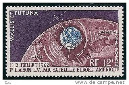 WALLIS Et FUTUNA 1962   Poste Aerienne PA 20   Neufs Sans  Charnière Télécommunications Spatiales - Ongebruikt