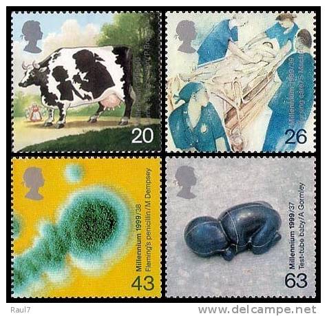 GRAND-BRETAGNE - 1999 Millénium 3 - Progrés Sanitaire - 4v Neufs// Mnh - Unused Stamps