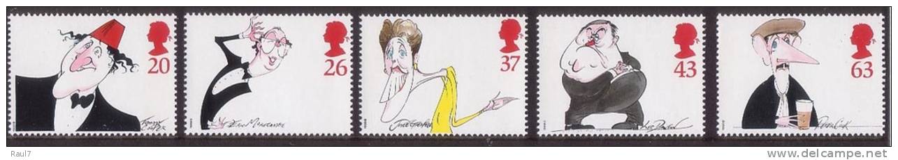 GRAND-BRETAGNE - 1998 - Grands Comiques Brit - 5v Neufs// Mnh - Unused Stamps