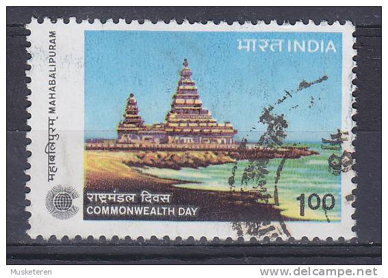 India 1983 Mi. 948    1.00 (R) Commonwealth-Tag Day Tempel Von Mahabalipuram - Oblitérés
