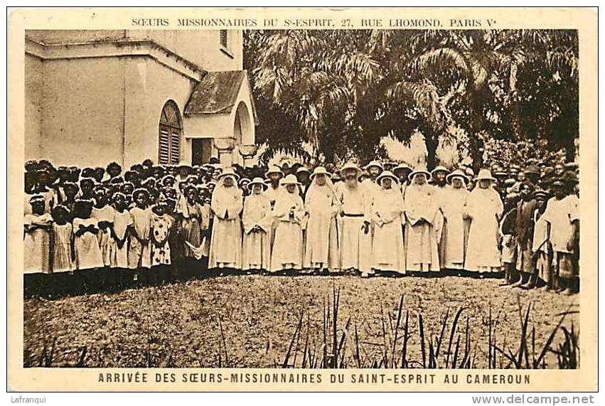 Afrique - Africa - Cameroun - Ref A513- Soeurs Missionnaires Du Saint Esprit Au Cameroun  - Carte Bon Etat - - Cameroun