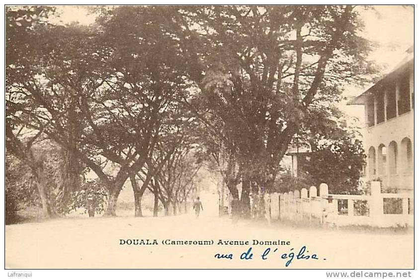 Afrique - Africa - Cameroun - Ref A506- Douala - Avenue Domaine   - Carte Bon Etat - - Cameroun