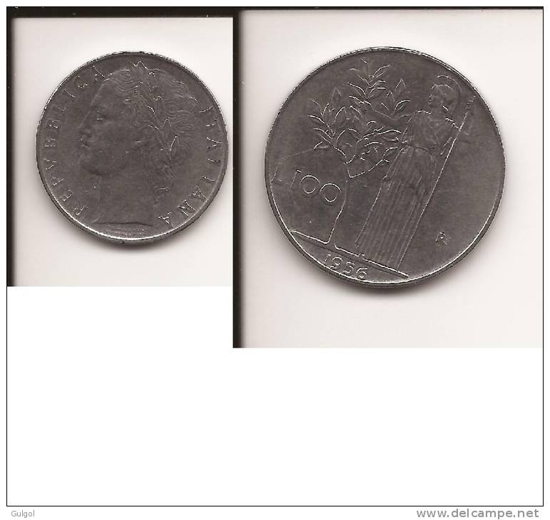 100 LIRE 1956 Repubblica Italiana Moneta BB/SPL Italia - 100 Lire