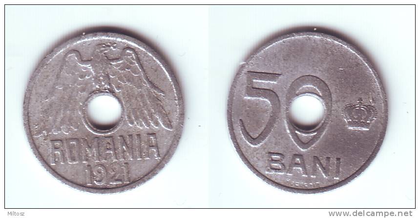 Romania 50 Bani 1921 - Rumania